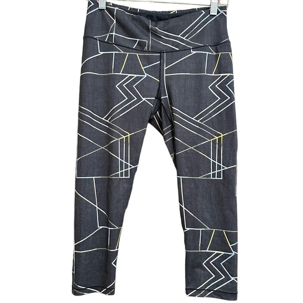Prana Printed Crop Leggings Size Medium